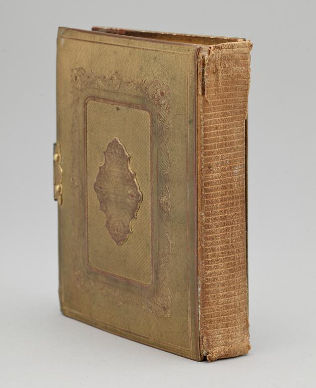 ALBUM MED KUNGLIGA FOTOGRAFIER, mest Sverige, bla Fotograf M. Josephson Stockholm, 1800-talets andra hälft.