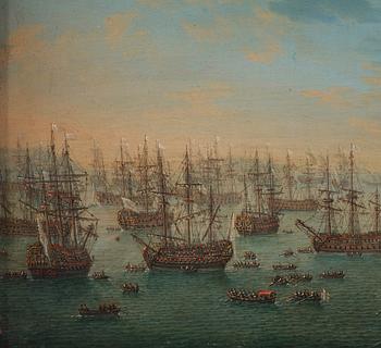 Charles Leopold Grevenbroeck Tillskrivna, Charles av Bourbon lämnar Neapel för Spanien 1759.