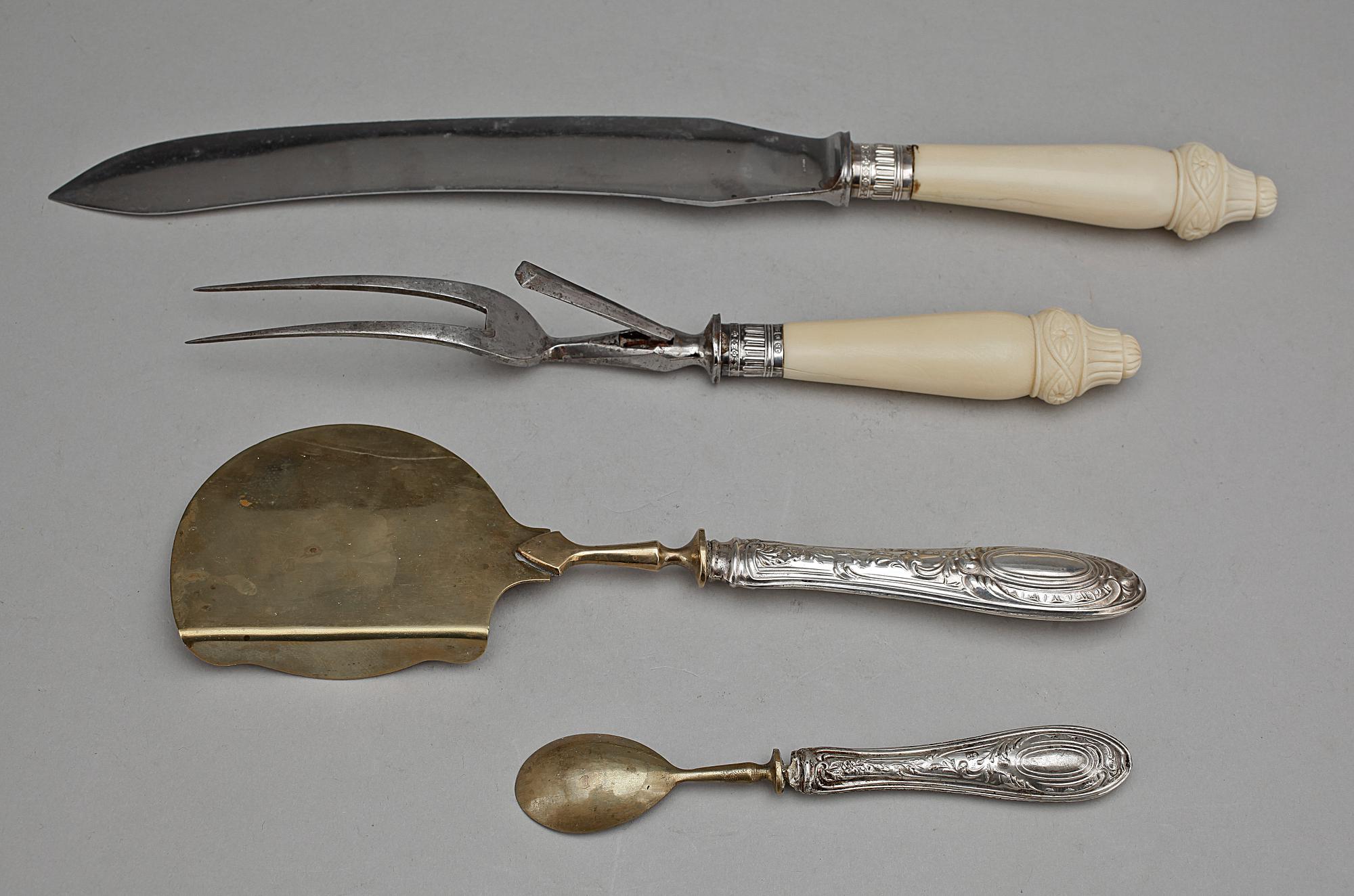 PARTI BESTICK, 15 delar, silver, bla John Round & Son, Sheffield, Storbritannien, 1893.