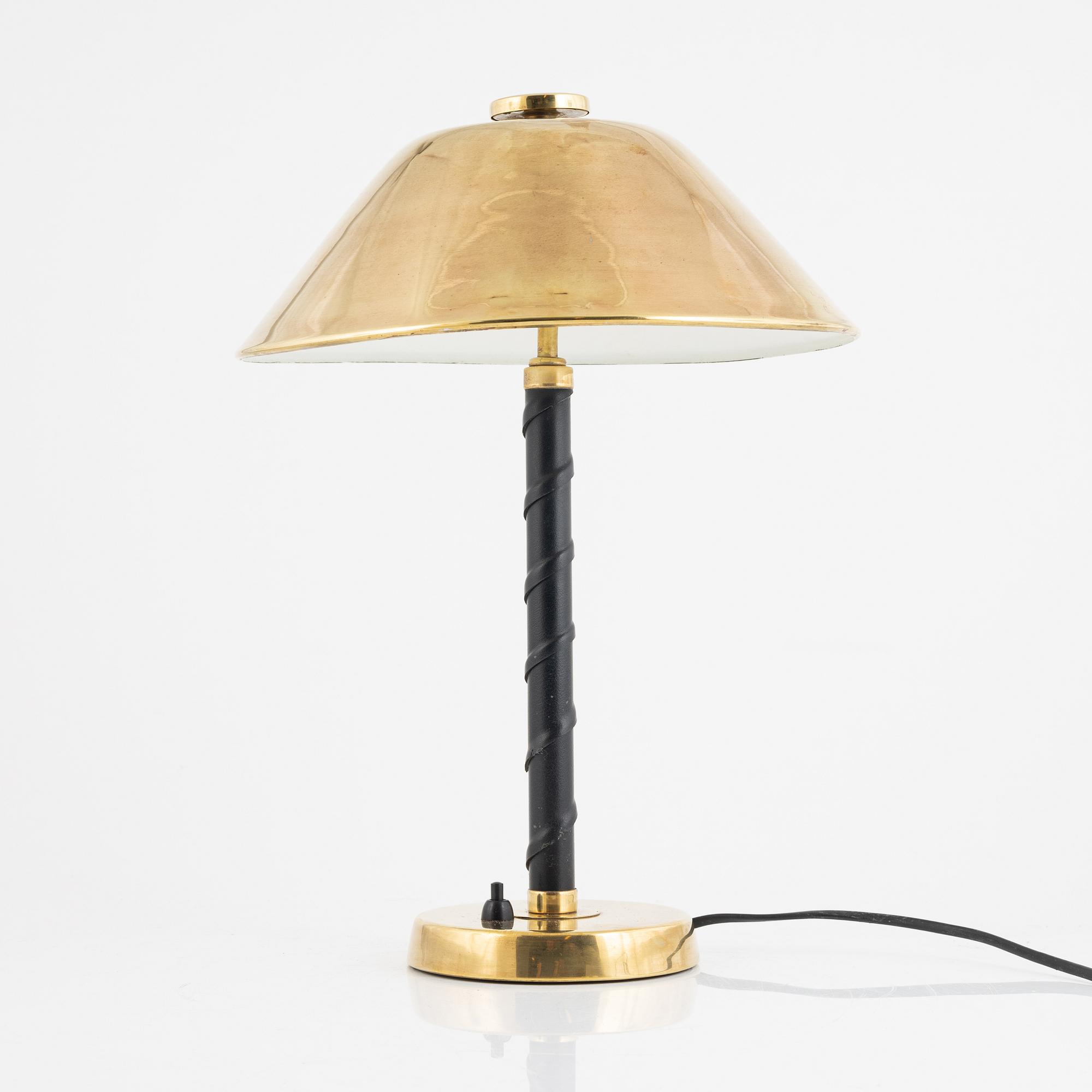 Einar Bäckström, bordslampa, modell 5014, 1940-tal.