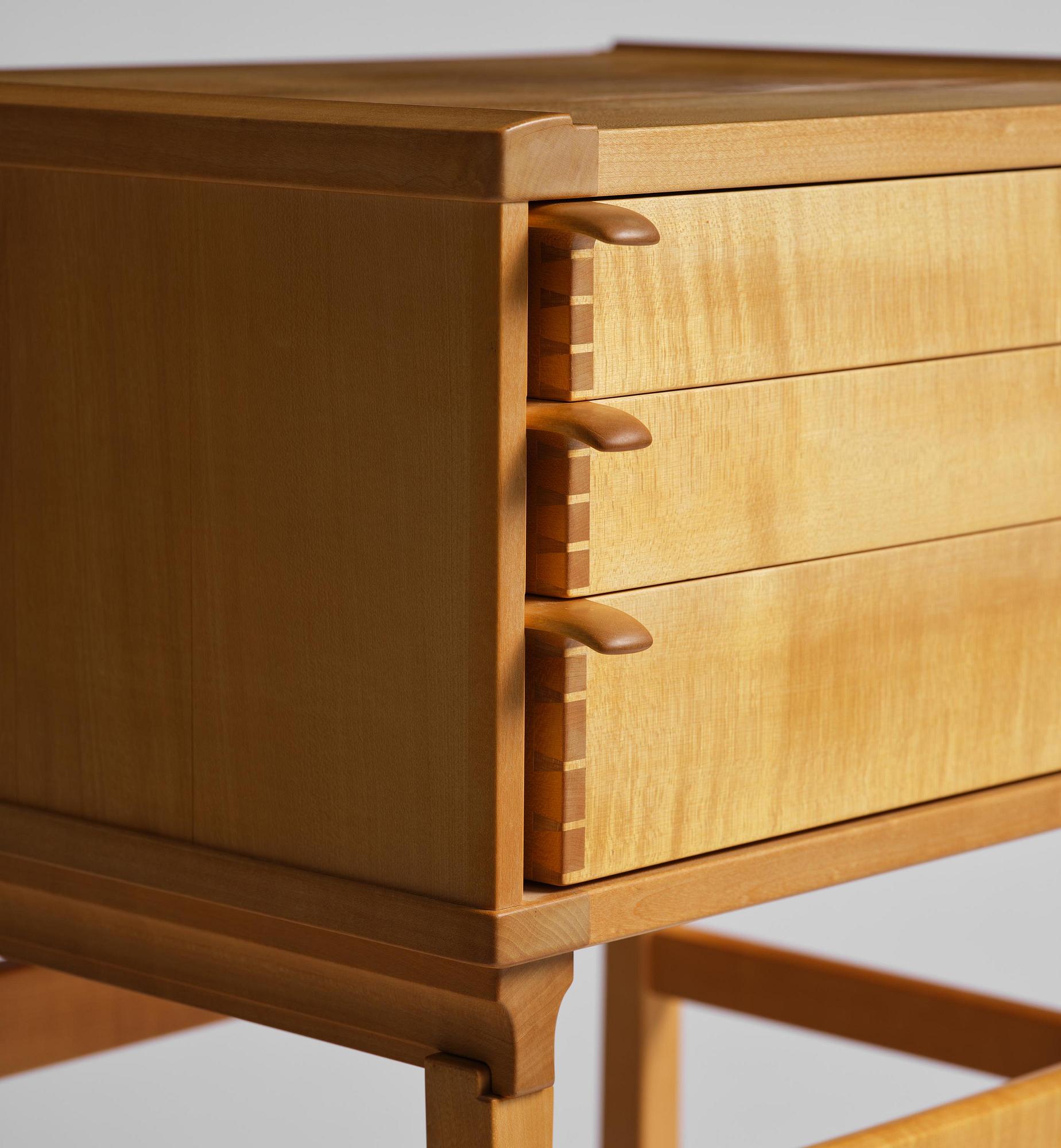 James Krenov, a cabinet on stand, Sweden, 1960-70s.