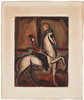 992. Georges Rouault, "Amazone", from "Cirque".