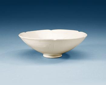 1630. A white glazed bowl, Song dynasty (960-1279).