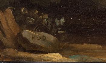 REMBRANDT HARMENSZ VAN RIJN, kopia efter, oljemålning på duk, monogramsignerad. 16/1700-tal.