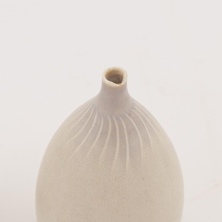 Stig Lindberg, a set of four stoneware miniatures, Gustavsbergs studio.