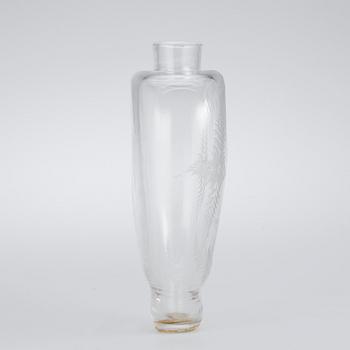 FLASKA, glas, 1800-tal.