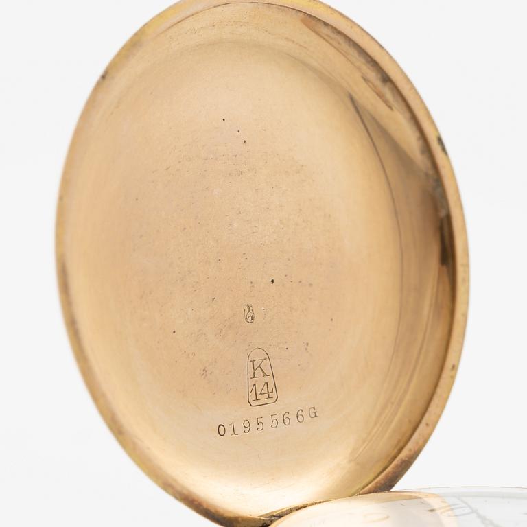 Pocket watch, hunter, 51 mm.