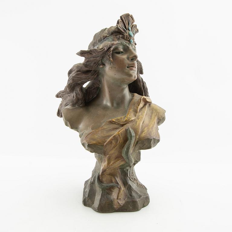 Okänd konstnär 1800/1900-tal, skulptur "Cleopâtre".