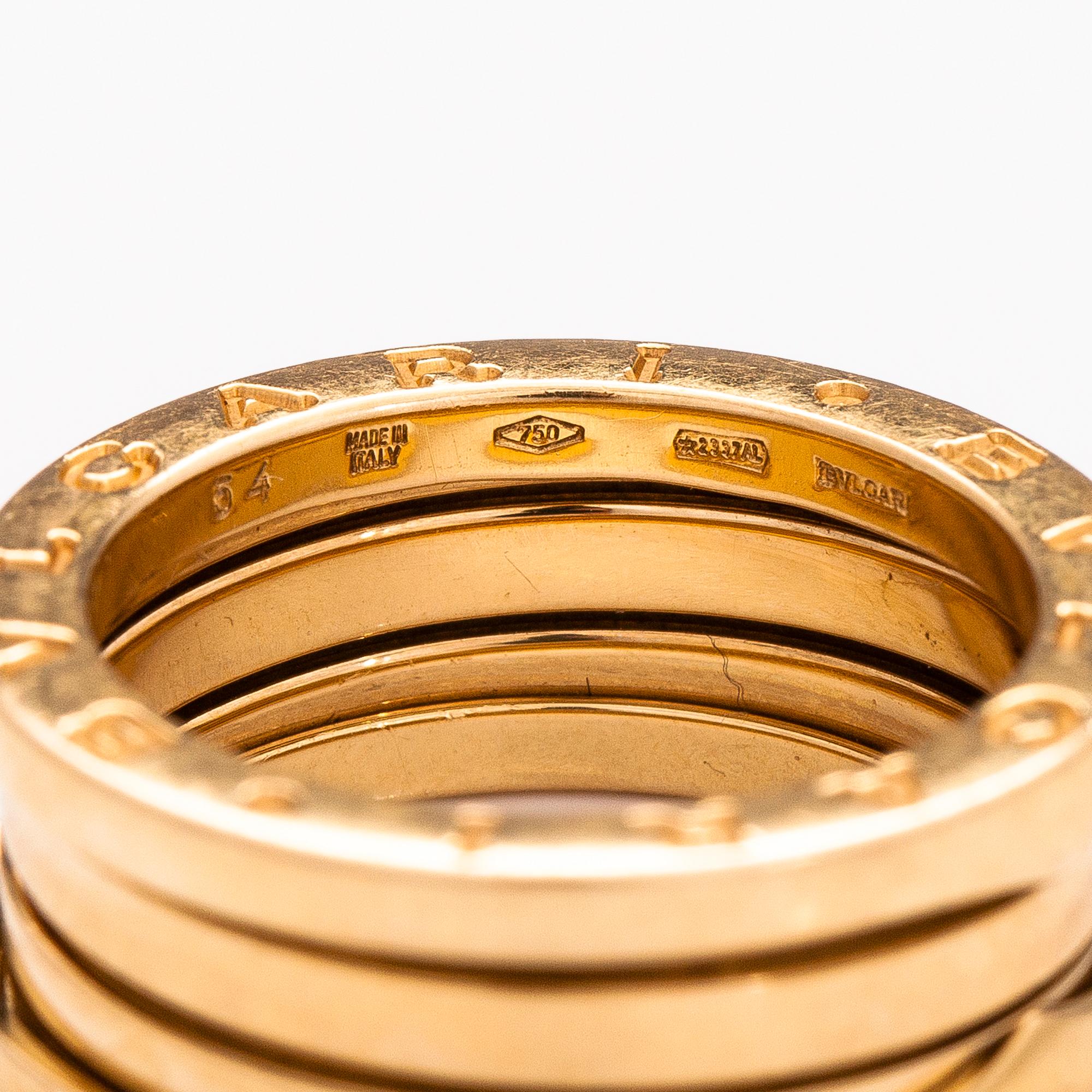 BVLGARI RING, B.Zero1, 18K guld.