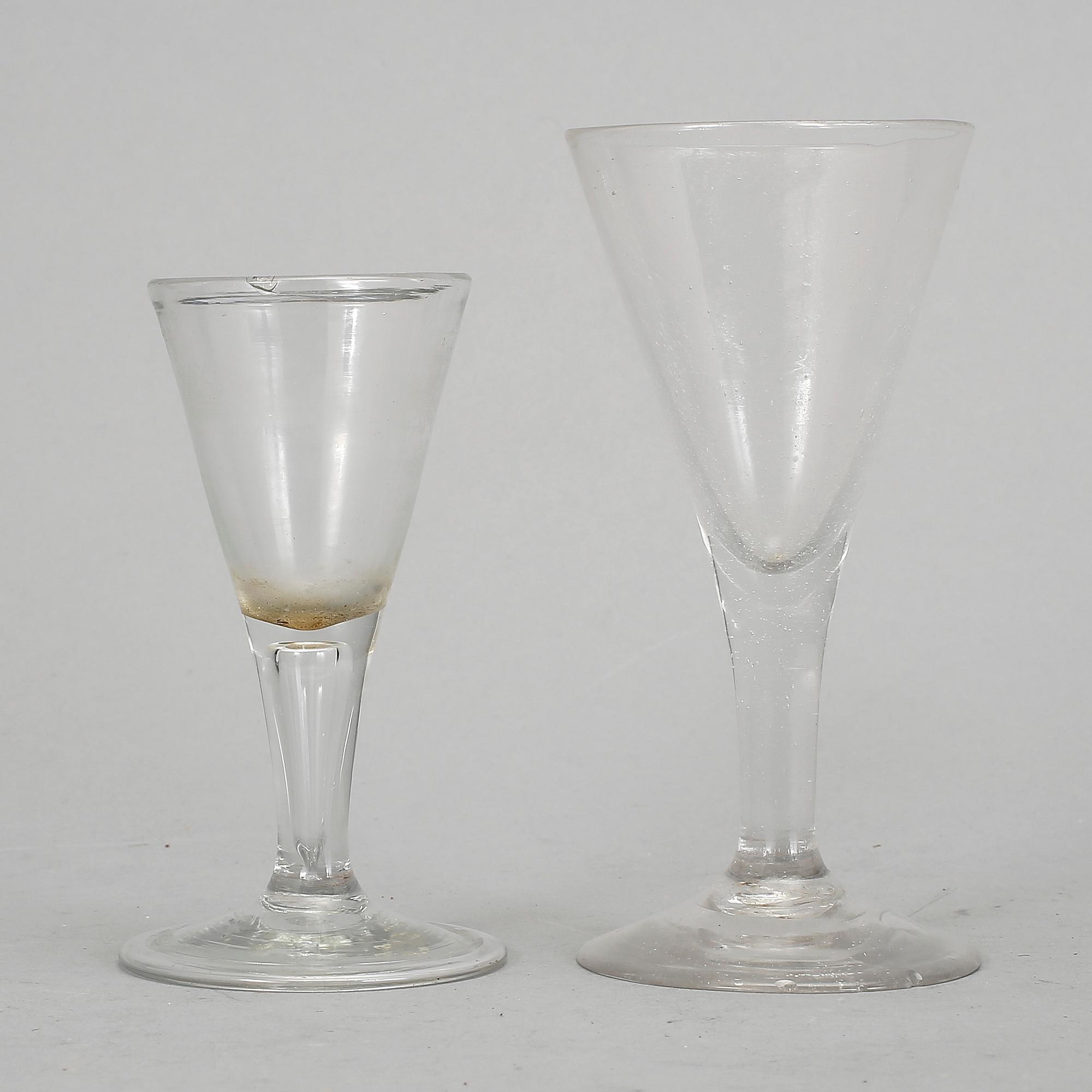 GLAS, 2 st, 1700-tal.