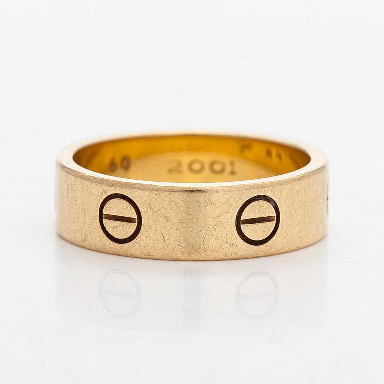 Cartier, sormus, "Love", 18K kultaa.