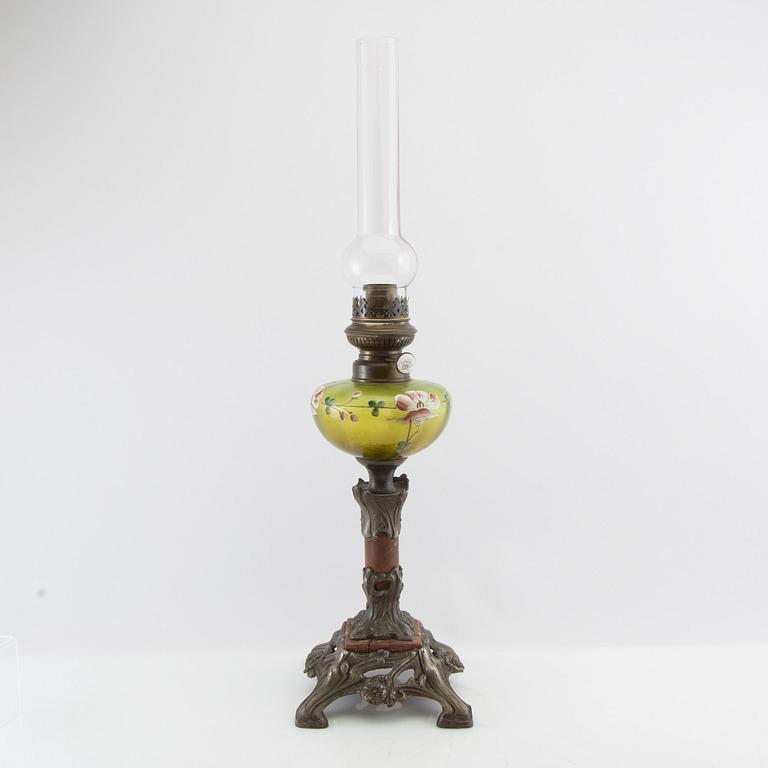 Table foot lamp, Art Nouveau, early 20th century.