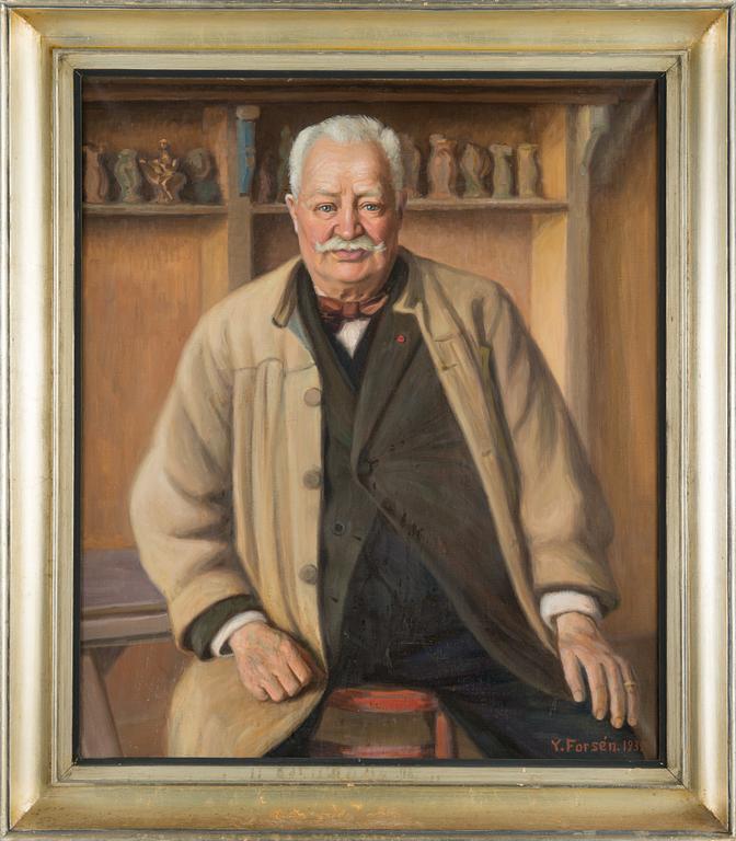 Yrjö Forsén, oil on canvas, signed and dated 1935.