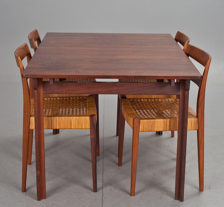 MATSALSGRUPP, 5 delar, bl.a. Troeds, Bjärnum, 1960-tal.