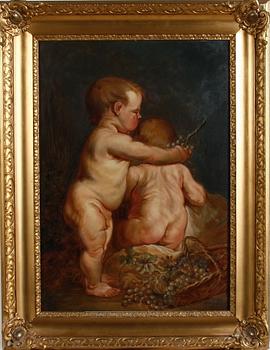 PETER PAUL RUBENS, kopia, olja på duk.