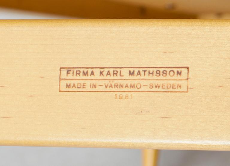 DAGBÄDD "Berlin" Bruno Mathsson, Firma Karl Mathsson, 1900-talets andra hälft.