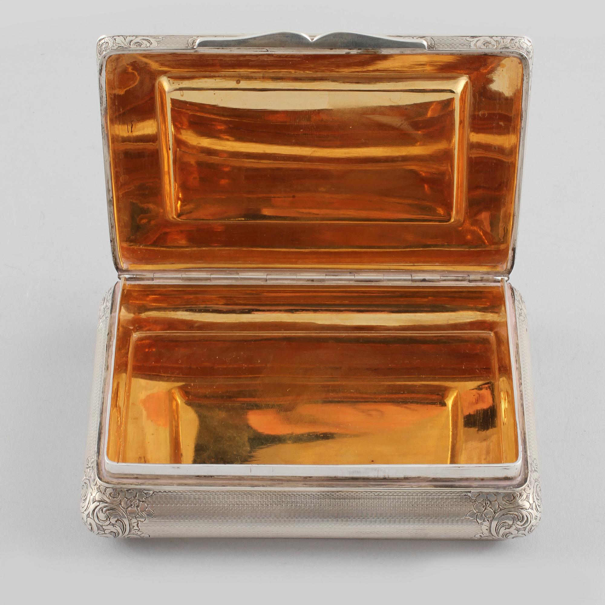 SKRIN, sterlingsilver, Anton Kolar & Söhne, Wien, Österrike, omkring 1900-talets mitt. Vikt 310 g.