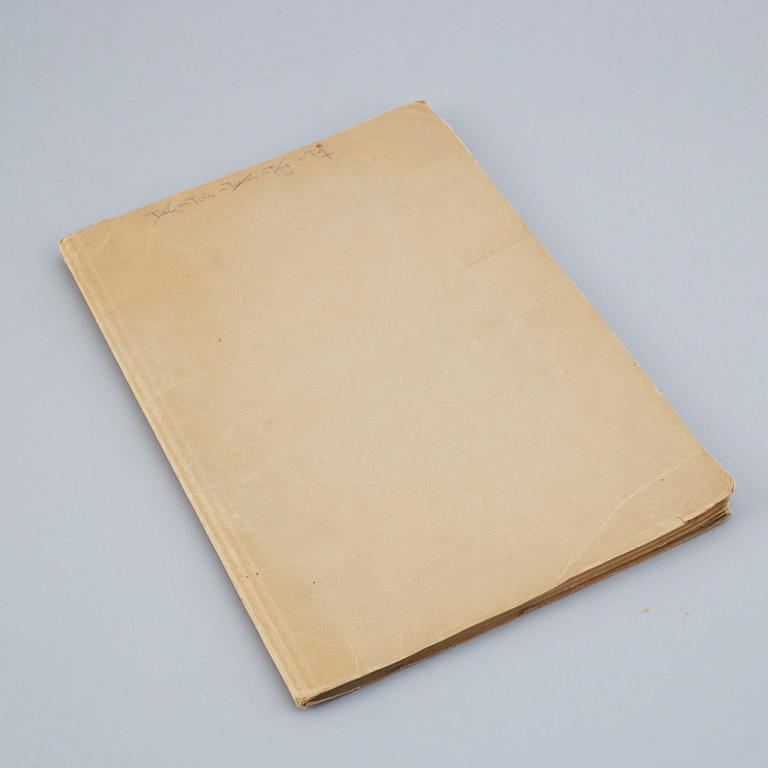 Sixten Sason, watercolours, 9, signed and dated -51.