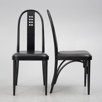 Six Thonet chairs, model 264P, 1989.
