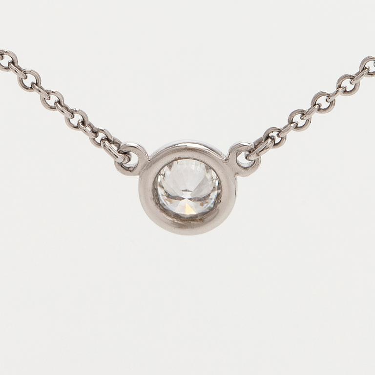 Tiffany & Co, Elsa Peretti, kaulakoru, "Diamonds by the Yard", platinaa ja briljanttihiottu timantti.