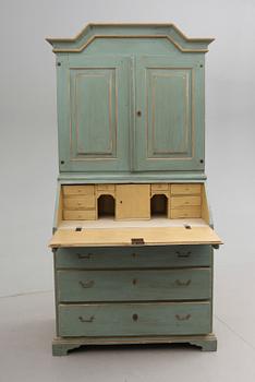 SKRIVSKÅP, allmoge, 1800-talets första hälft.