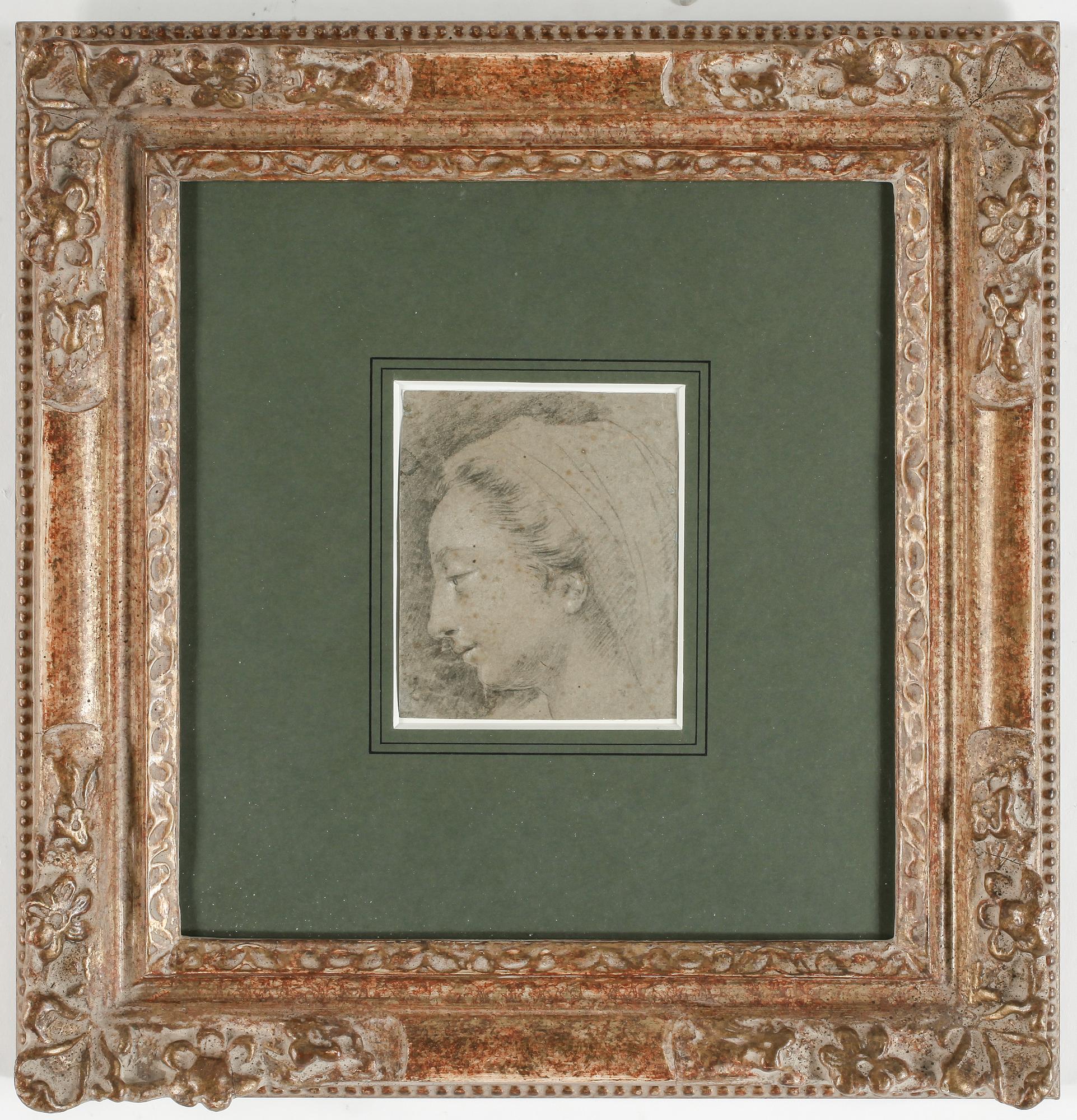 ITALIENSK SKOLA 1600/1700, Blyertsteckning, ej signerad.
