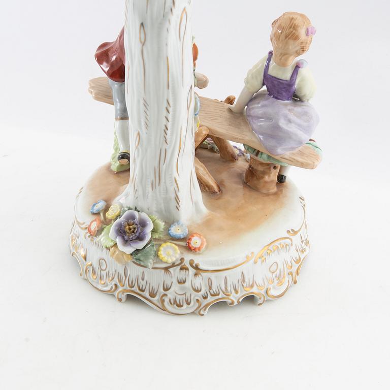 Essay bowl Louis XV style Plaue Germany mid-20th century porcelain.