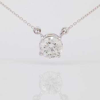 COLLIER, briljantslipad diamant 0.70 ct.