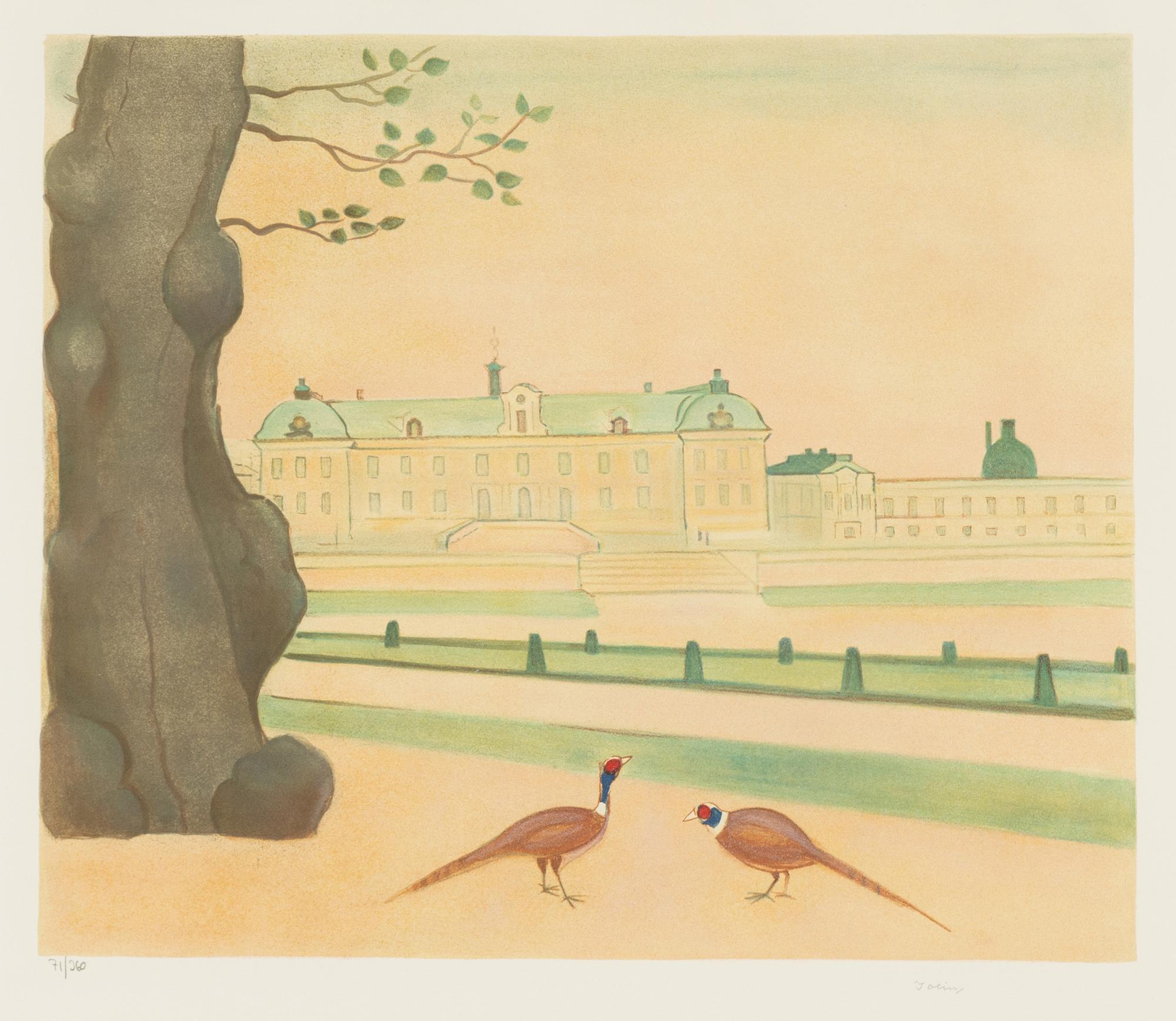 Einar Jolin, lithograph in colours, signed 71/360.