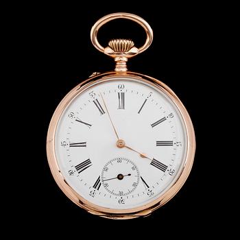 FICKUR, 14K guld, urverket märkt Vacheron & Constantin, 1900-talets första hälft.