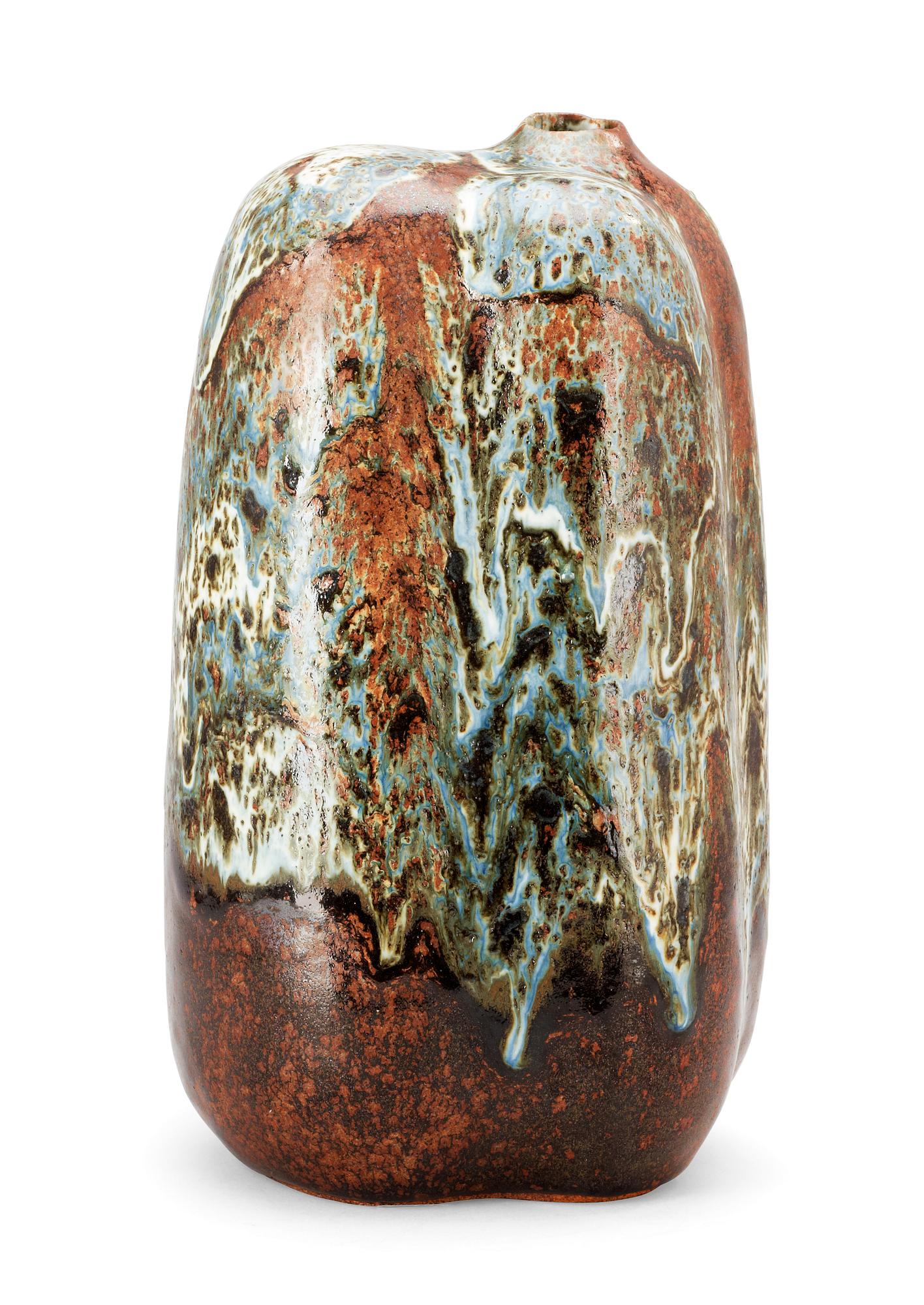 An Erik Plöen stoneware vase, Norway.