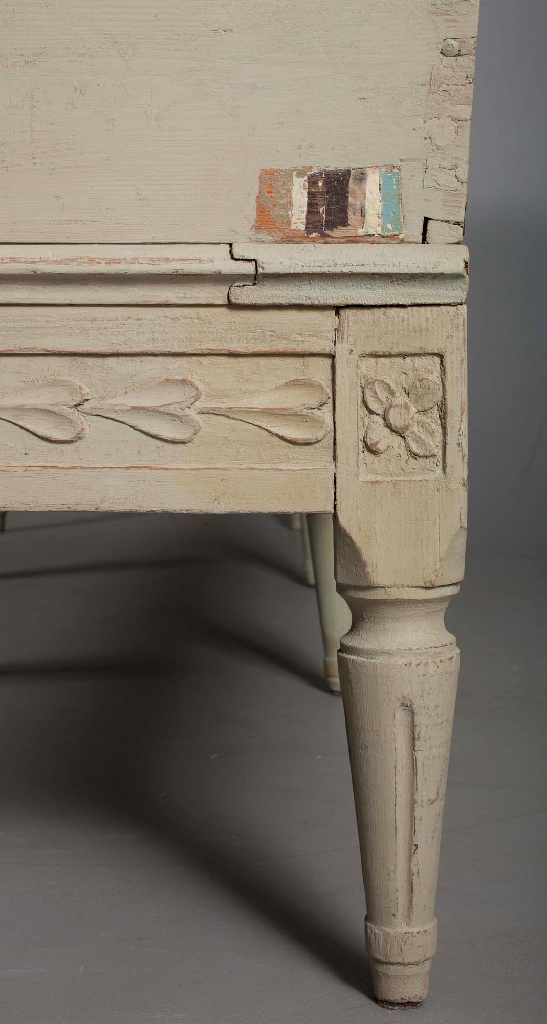 TRÅGSOFFA, gustaviansk, 1700-tal.