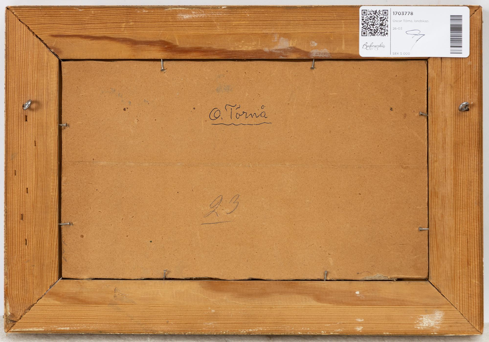 Oscar Törnå, Vårlandskap.