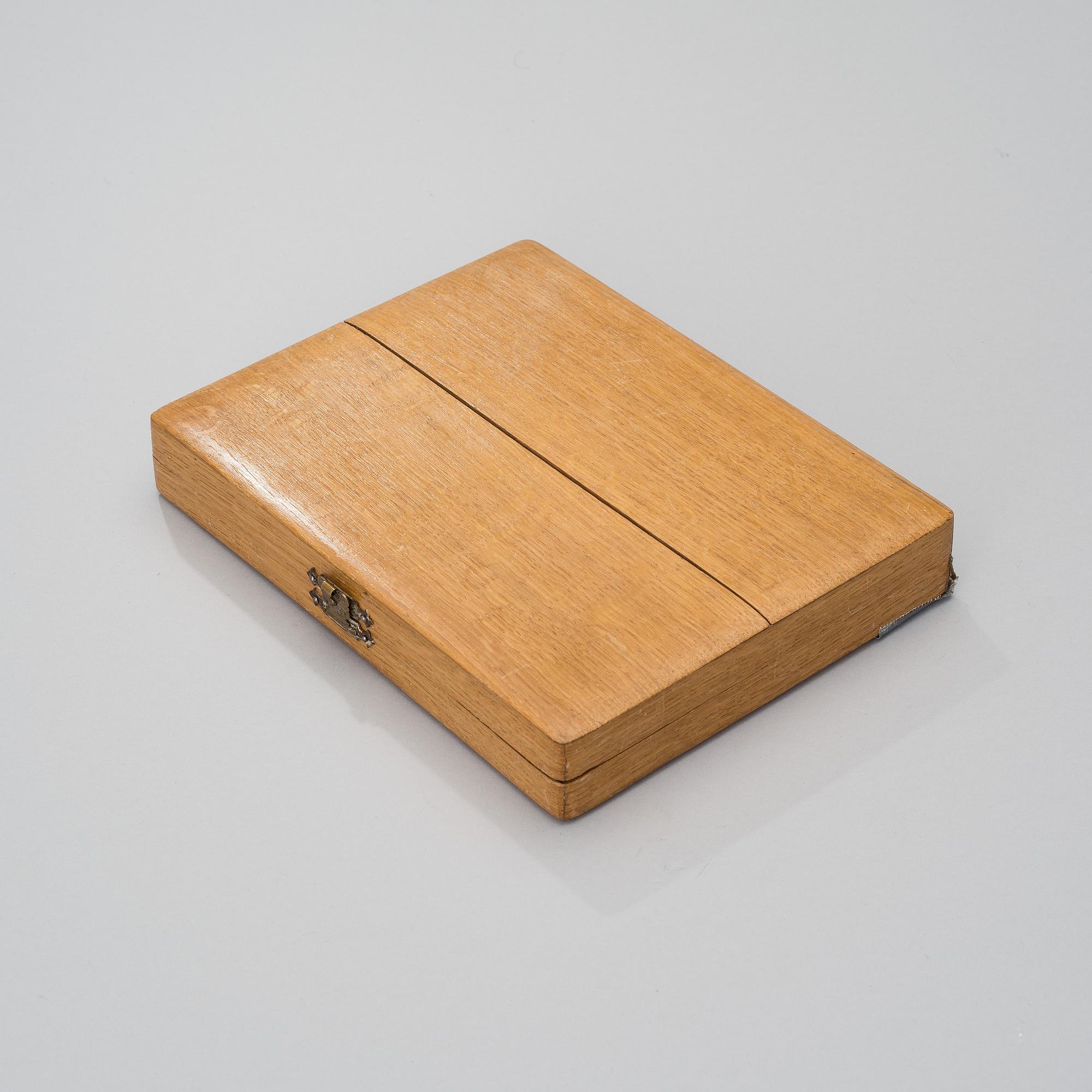 SUOLAKOT JA LUSIKAT, 6 kpl, hopeaa, Hjalmar Fagerroos, Helsinki 1905. Kokonaispaino 144 g.