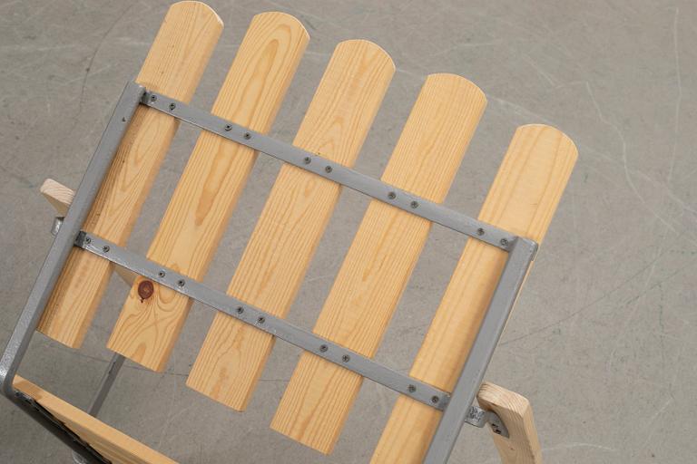 Arthur Lindqvist, karmstolar, ett par, modell A2, Grythyttan 1900-tal.