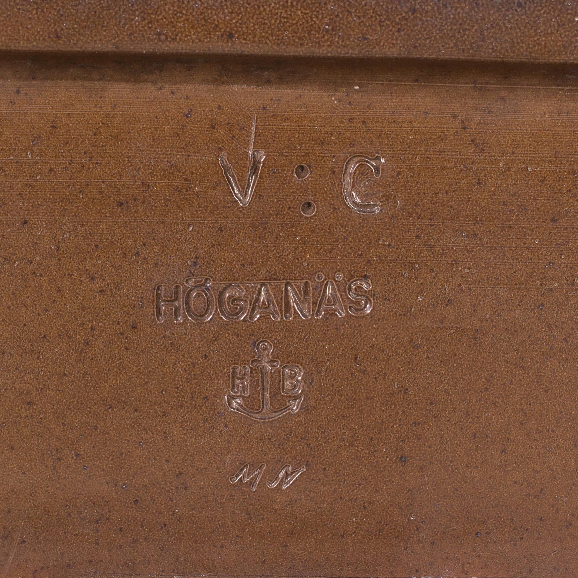 HANDFAT, stengods, Höganäs.