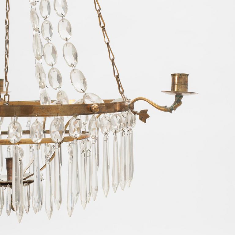 A Gustavian Chandelier, late 18th Century.