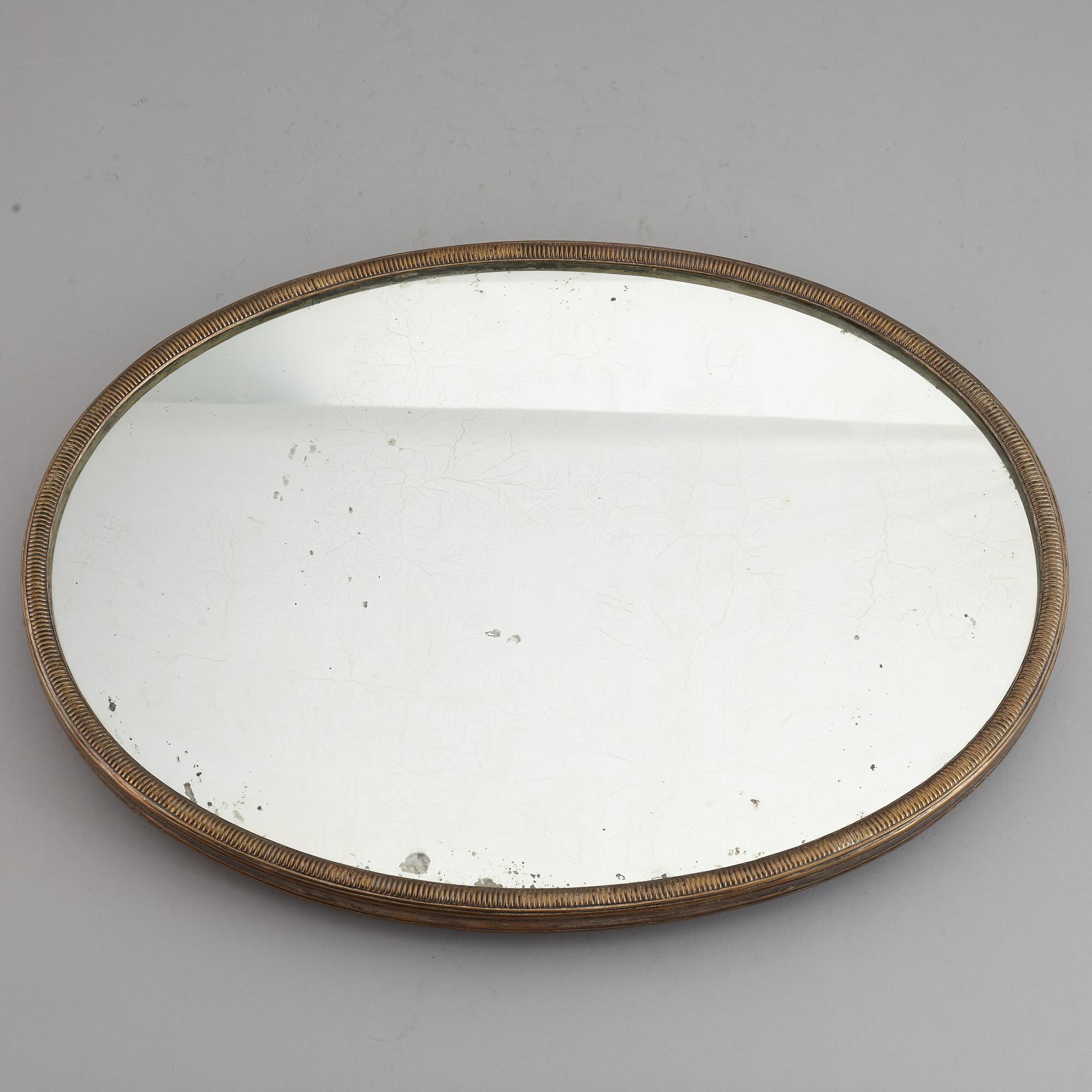 A argent hache table top, England, circa 1900.