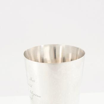 Wiwen Nilsson, goblet sterling silver, Lund 1946.