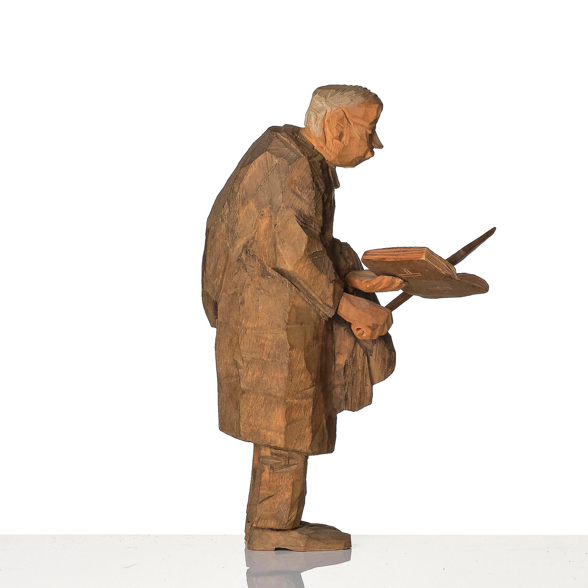 Axel Petersson Döderhultarn, "Begravning" (= The funeral) (7 pieces).