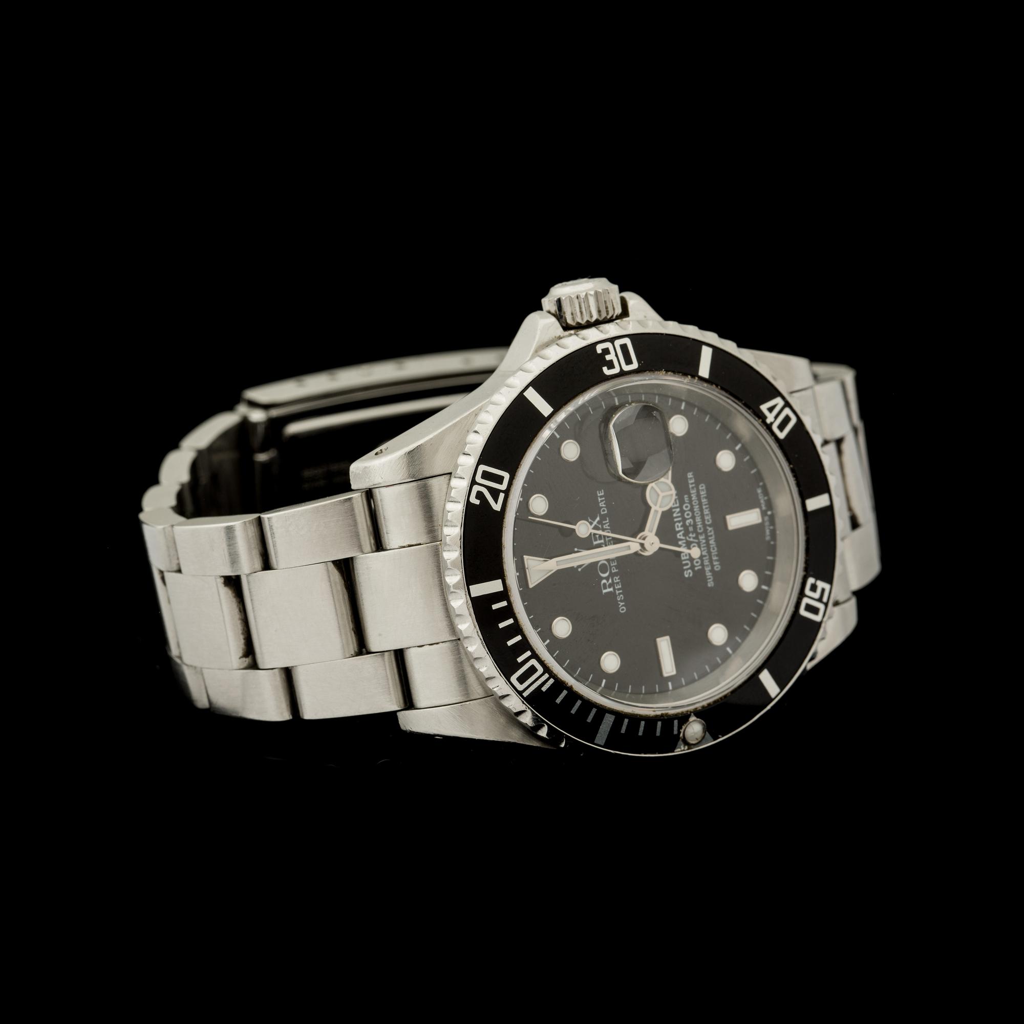 ARMBANDSUR, Rolex Oyster Perpetual Date, Submariner, Superlative Chronometer.