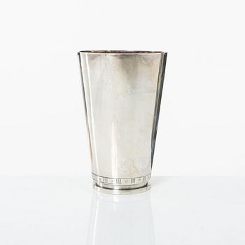 Sven Carlman, bägare, silver, CF Carlman, Stockholm 1965.