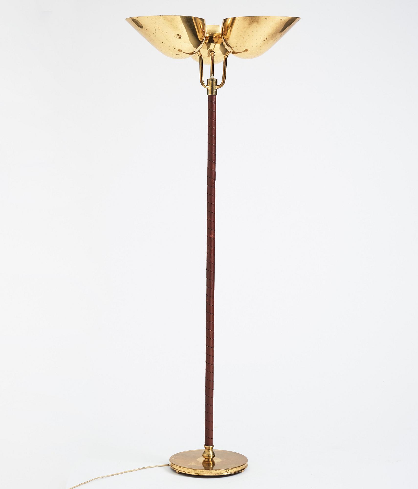 Carl-Axel Acking, golvlampa, modell "2645", Bröderna Malmströms metallvarufabrik, 1940-50-tal.