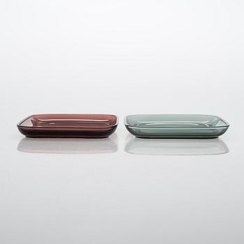 Kaj Franck, an 11-piece set of glass dishes model 5269, Nuutajärvi 1954-68.