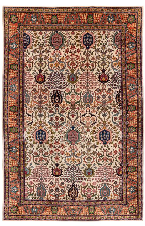 Matta, semiantik, Täbris, ca 286 x 190 cm.