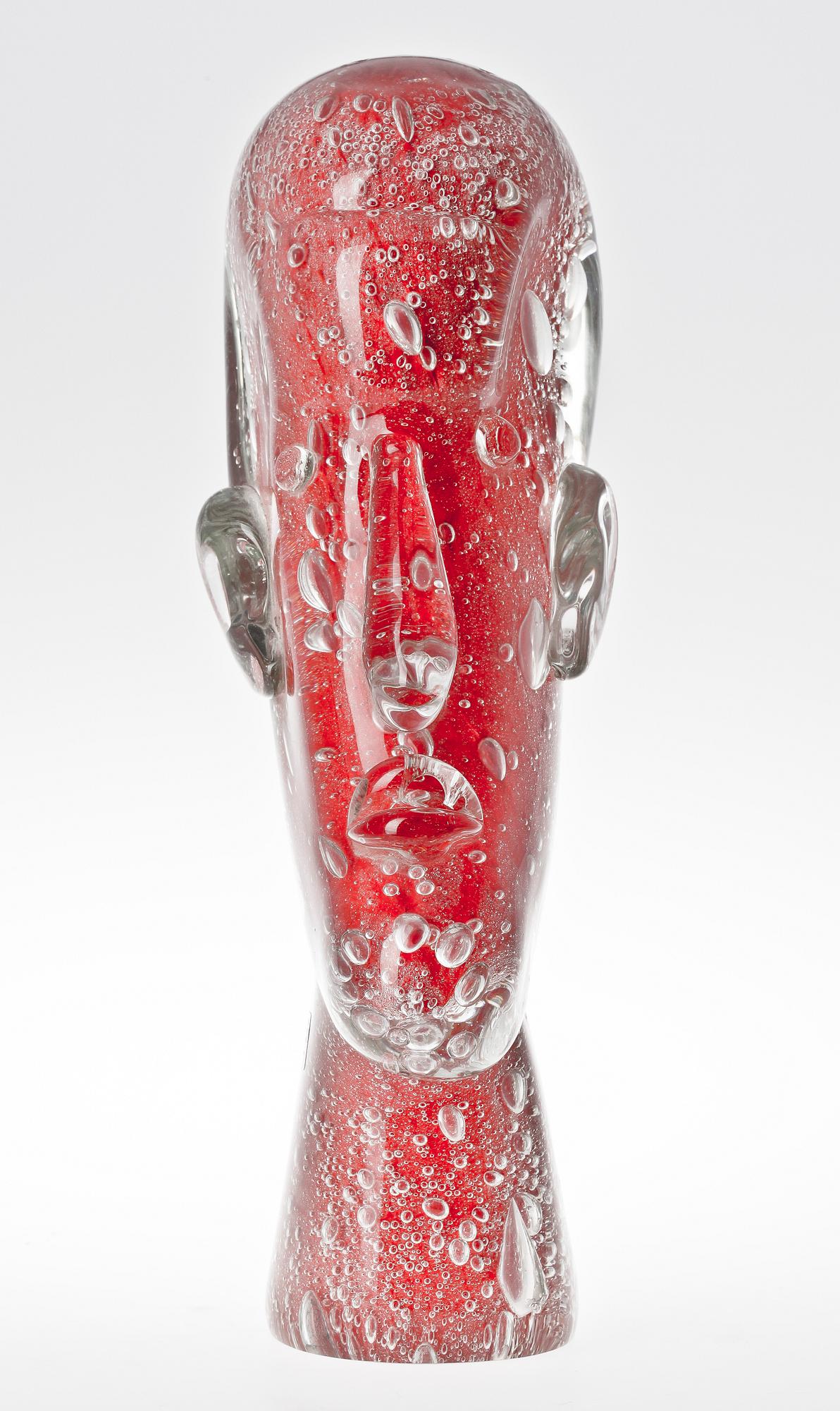 SKULPTUR. Glas. Alfredo Rossi, Murano.