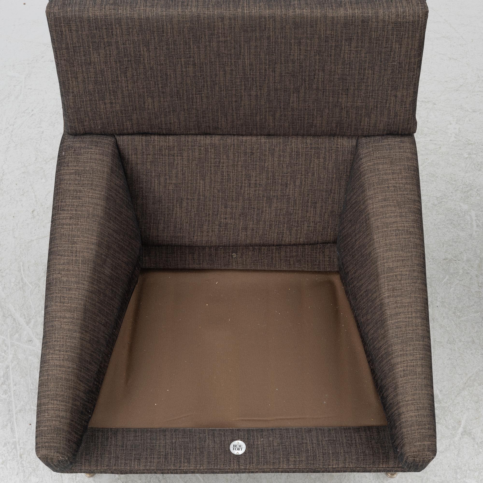 Georges van Rijck, fåtöljer, ett par, Beaufort, 1960-tal.