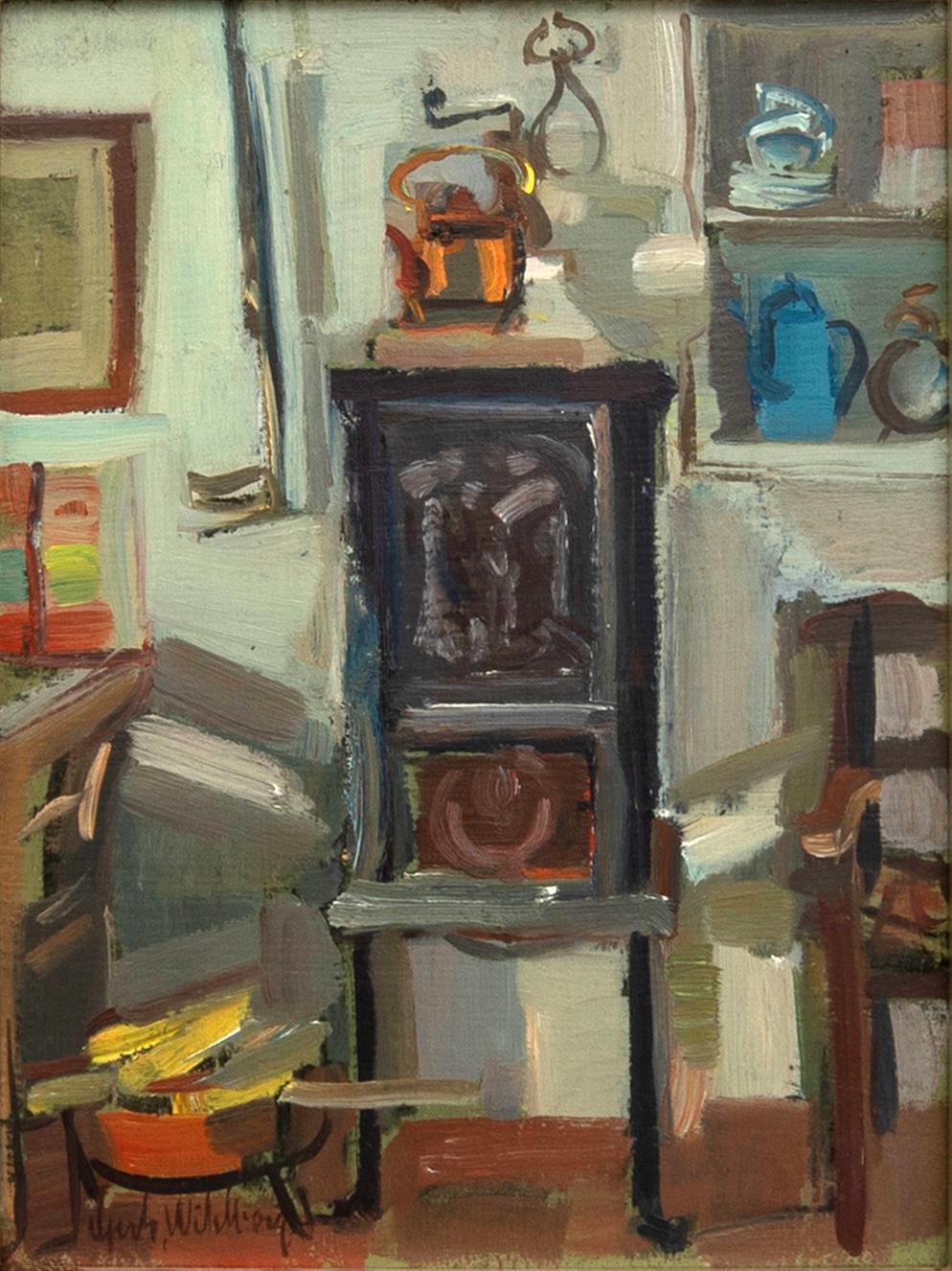 Gerhard Wihlborg, "Interiör med sättugn" - Grimshög.