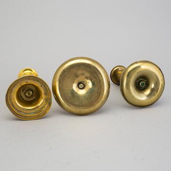 Six candlesticks, 1700-/1800s.