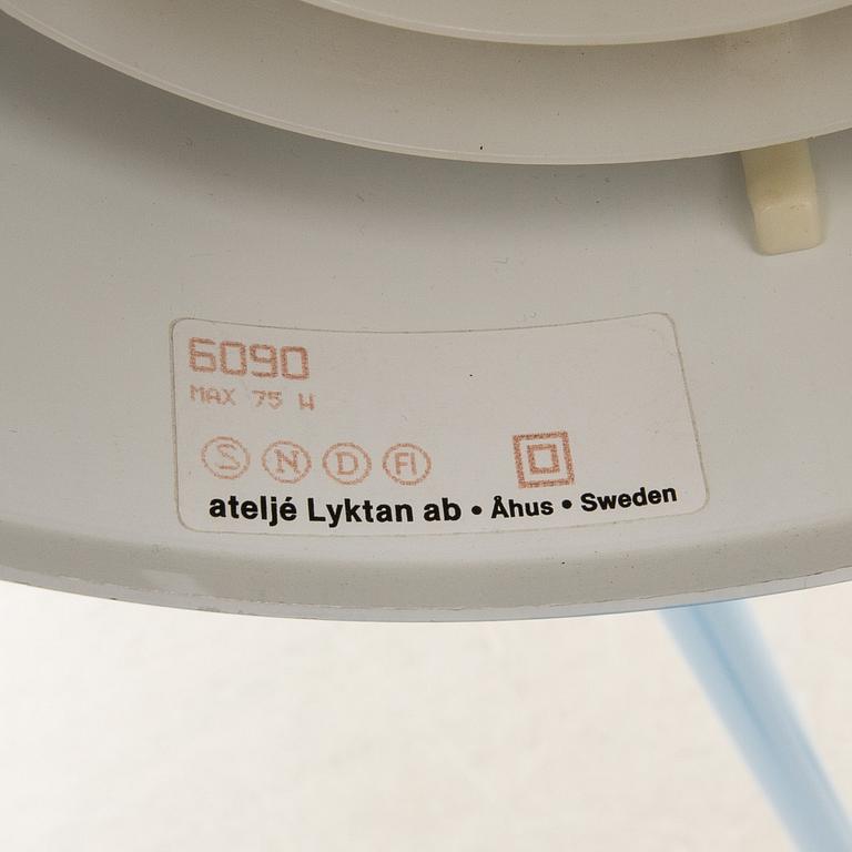 Anders Pehrson, floor lamp and a pair of wall lamps "Bumling" for Ateljé Lyktan Århus, late 20th century.